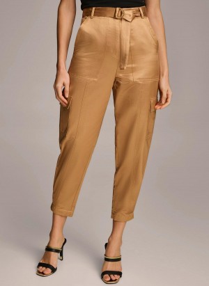 Copper Donna Karan Utility Pants | SG_DK41013