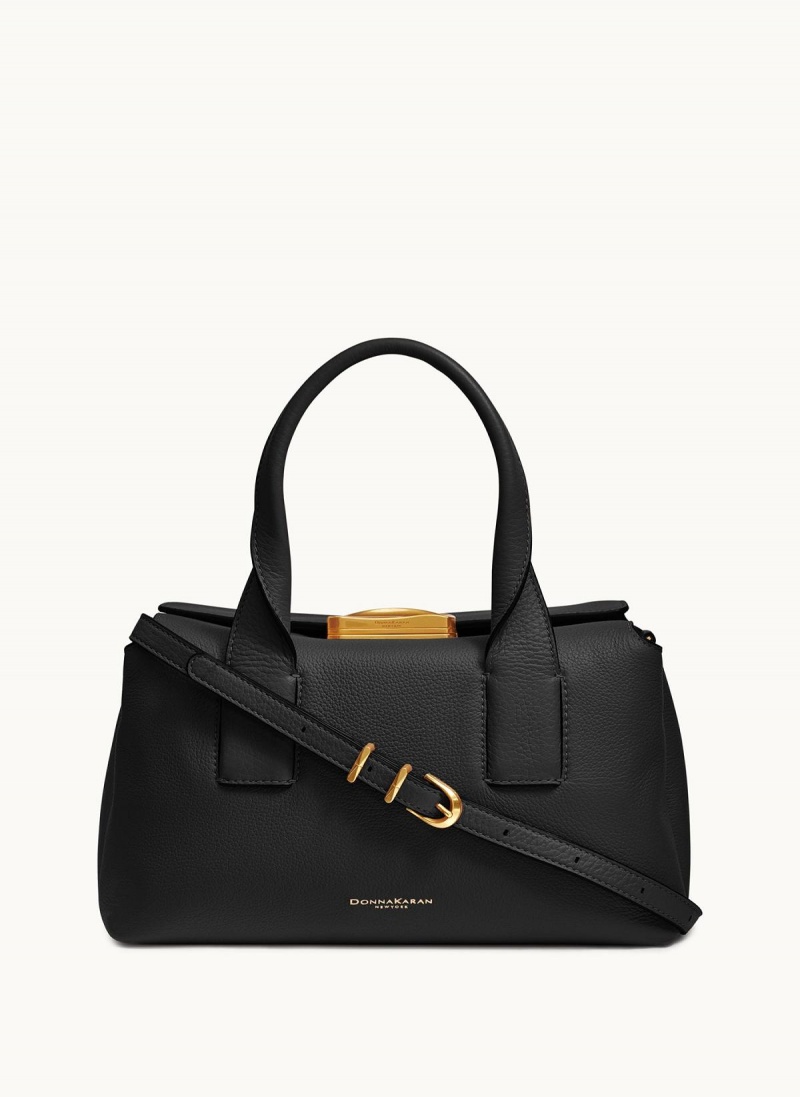 Black Donna Karan Amagansett Satchel | SG_DK82127