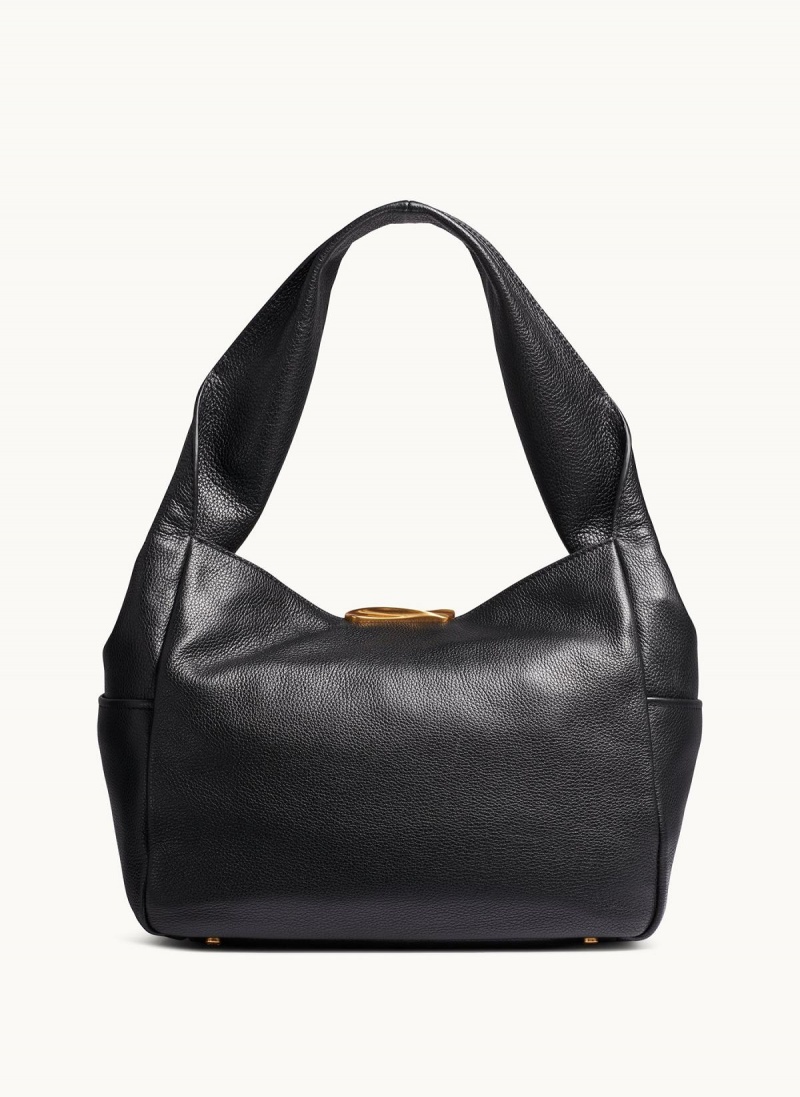 Black Donna Karan Amagansett Shoulder Bag | SG_DK81577