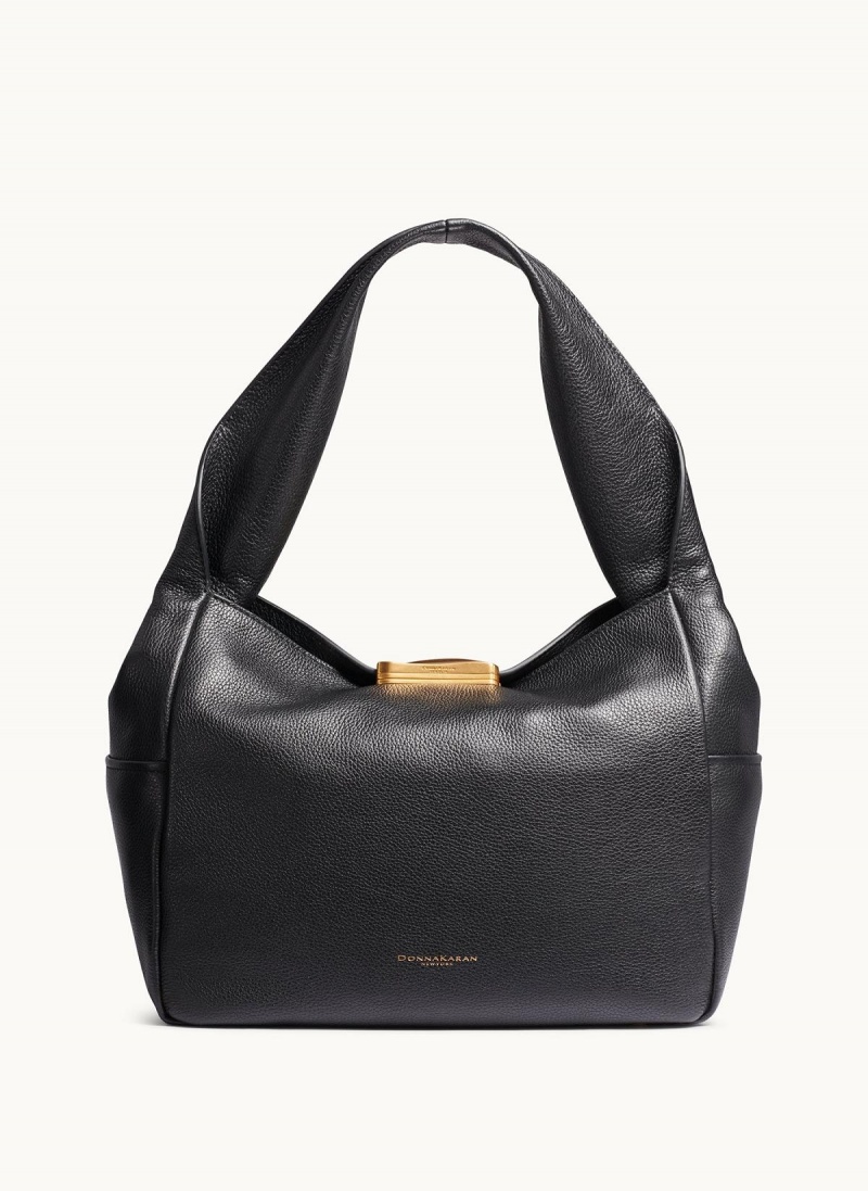 Black Donna Karan Amagansett Shoulder Bag | SG_DK81577