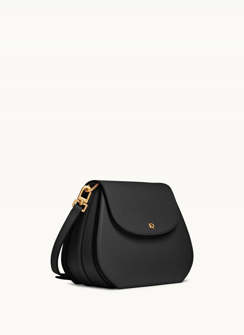 Black Donna Karan Bellerose Crossbody Bag | SG_DK53557