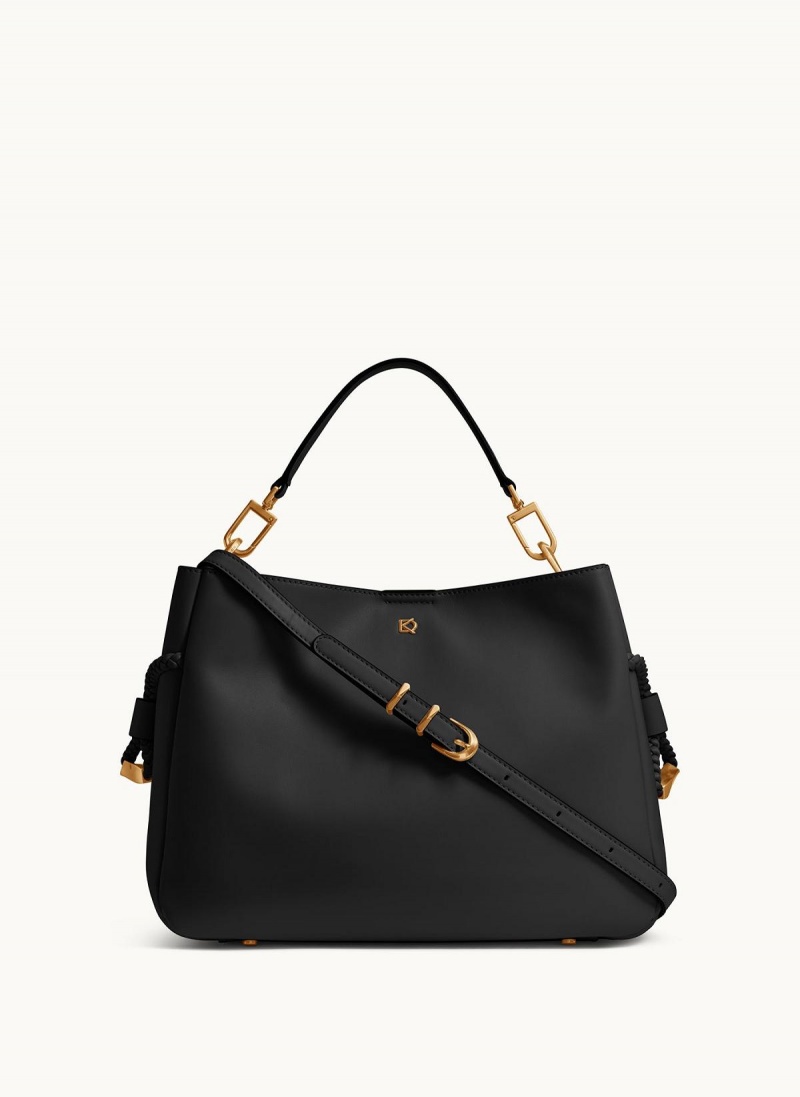 Black Donna Karan Bellerose Satchel | SG_DK91025