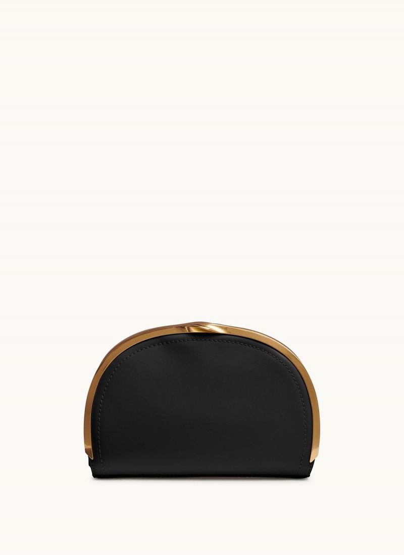 Black Donna Karan Lawrence Clutch Satchel | SG_DK65418