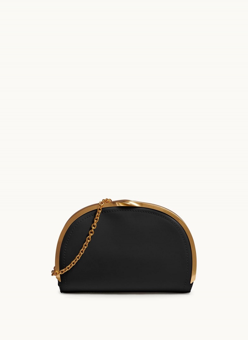 Black Donna Karan Lawrence Clutch Satchel | SG_DK65418