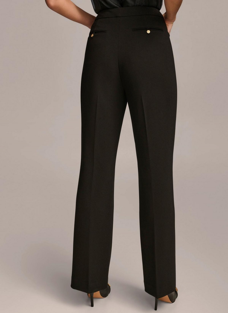 Black Donna Karan Updated Modern Fit Pants | SG_DK41465