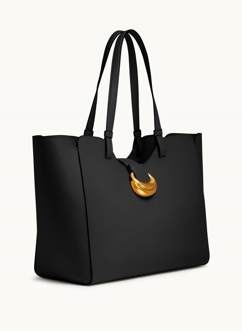 Black Donna Karan Valley Stream Large Tote Bag | SG_DK94376