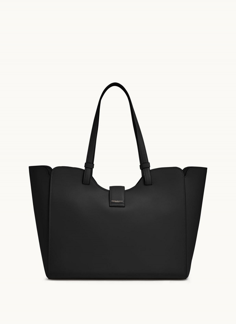 Black Donna Karan Valley Stream Large Tote Bag | SG_DK94376