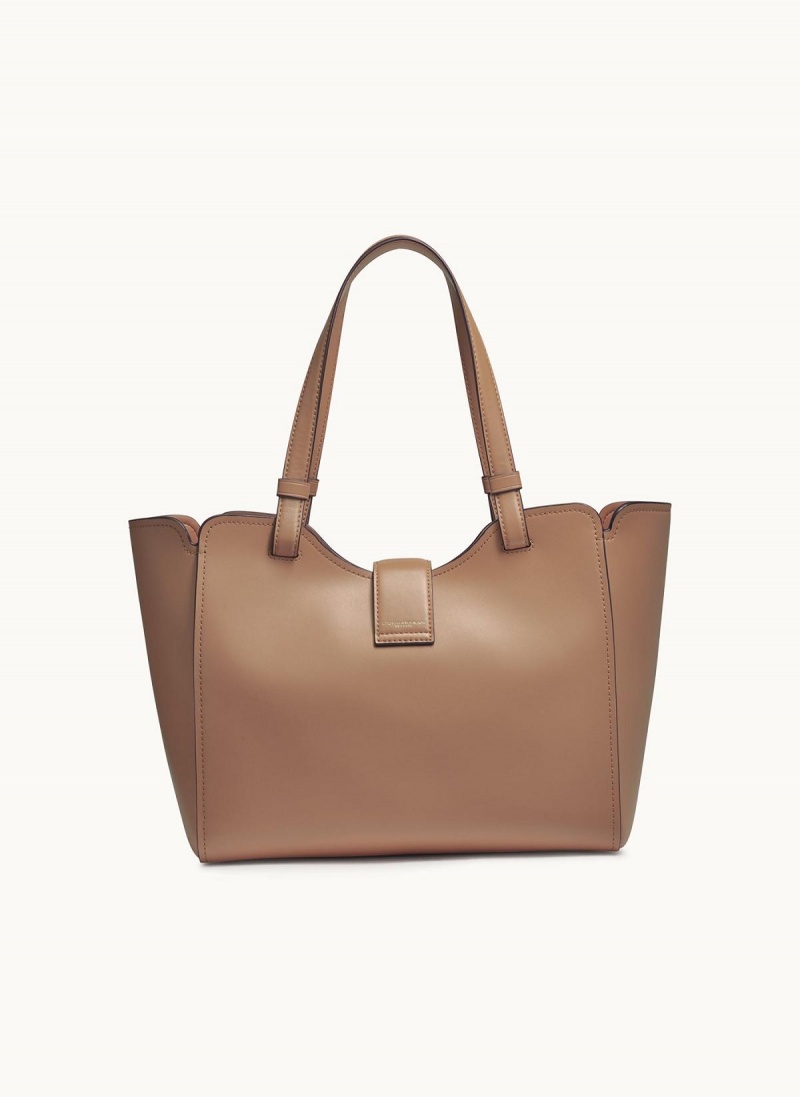 Brown Donna Karan Valley Stream Tote Bag | SG_DK30760