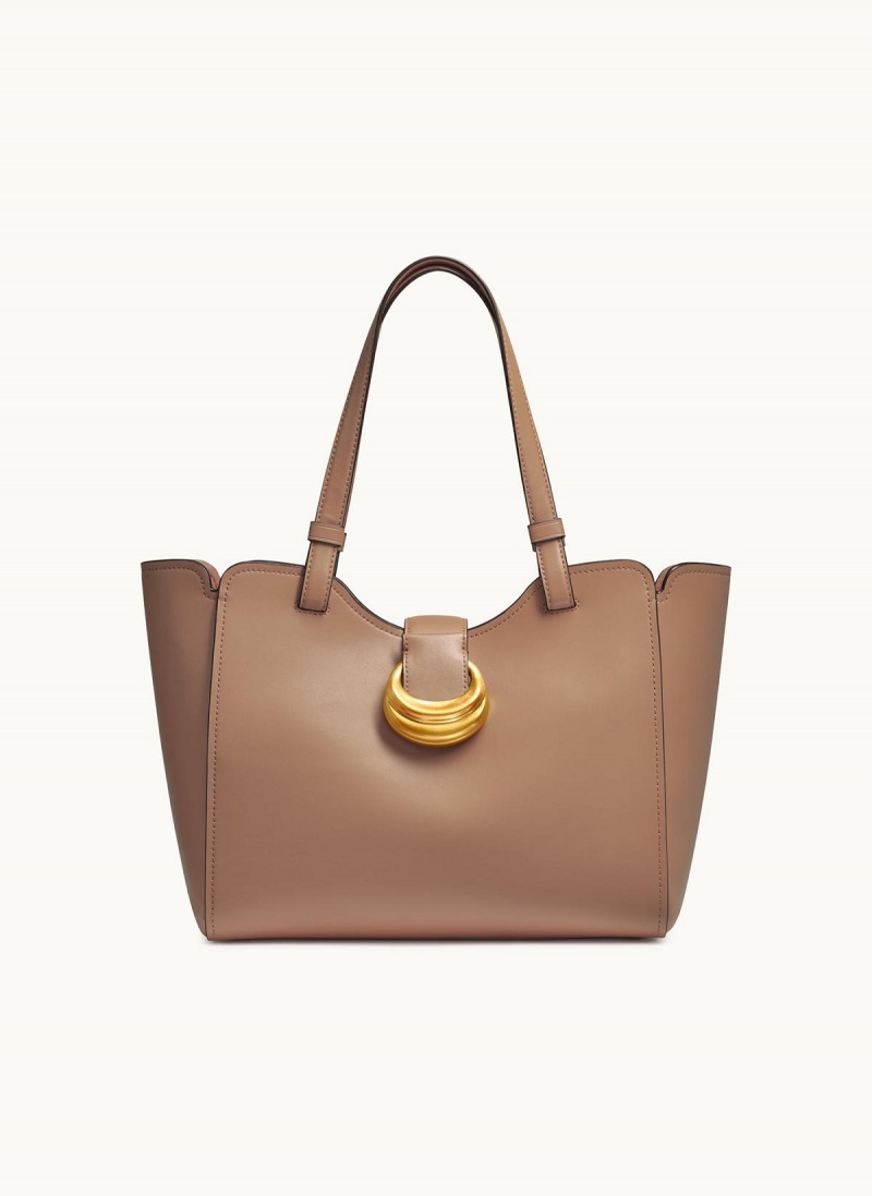 Brown Donna Karan Valley Stream Tote Bag | SG_DK30760