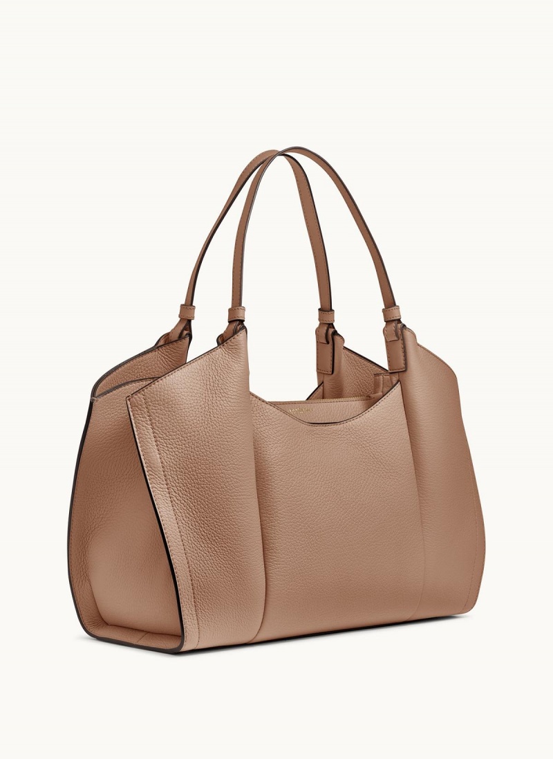 Brown Donna Karan Wainscott Tote Bag | SG_DK75026