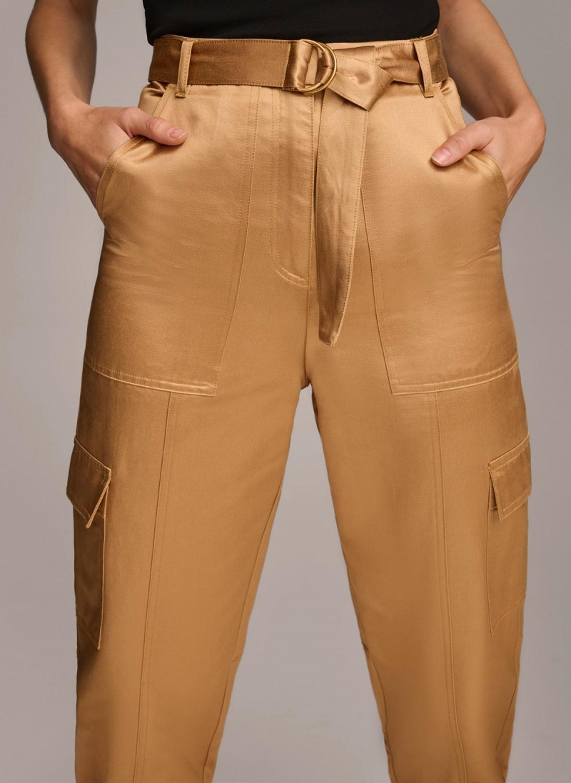 Copper Donna Karan Utility Pants | SG_DK41013