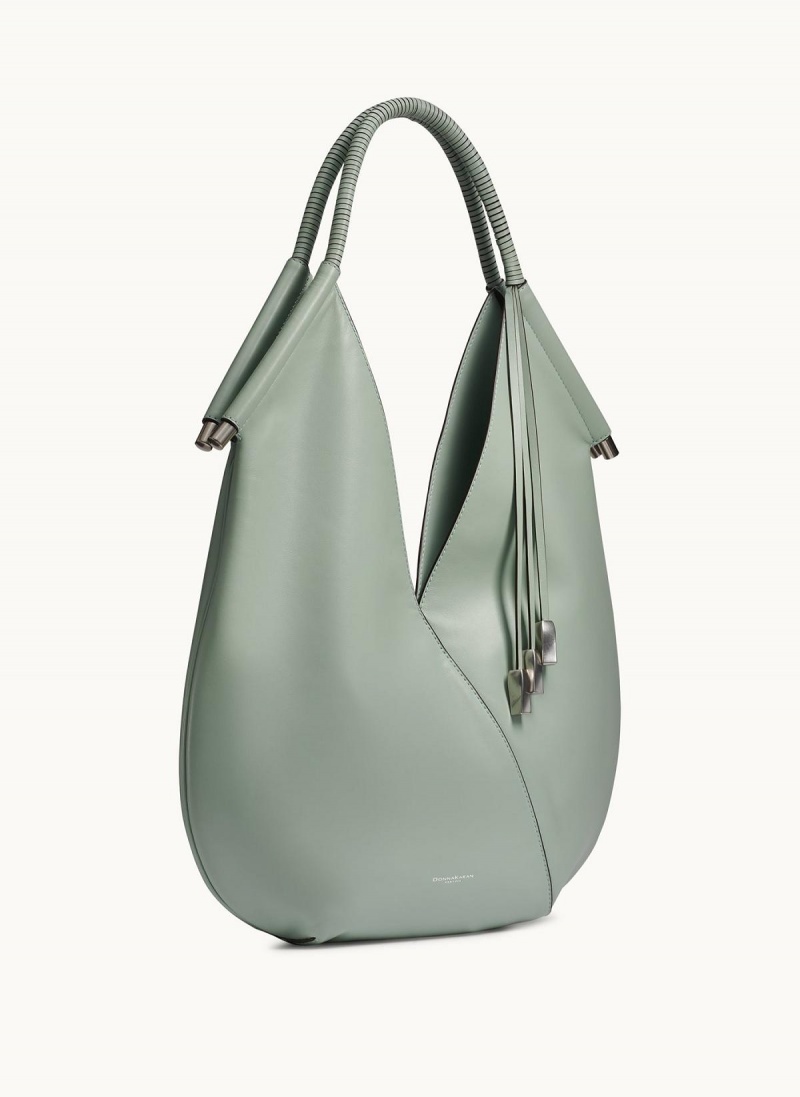 Green Donna Karan Baldwin Large Shoulder Bag | SG_DK75187