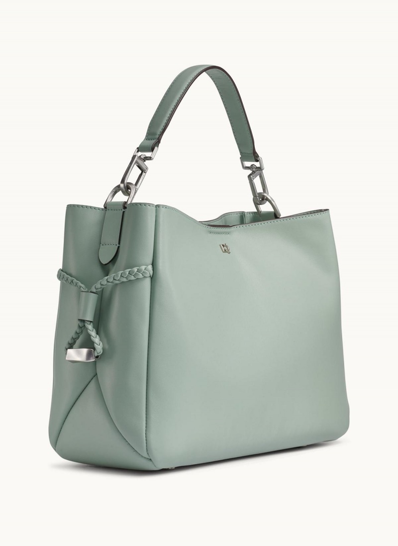 Light Green Donna Karan Bellerose Satchel | SG_DK81086