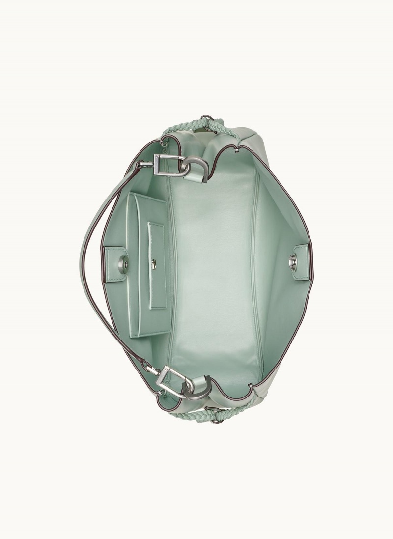 Light Green Donna Karan Bellerose Satchel | SG_DK81086