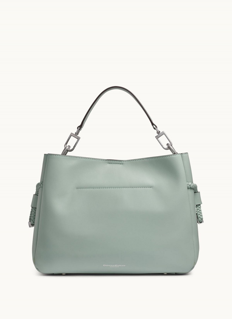 Light Green Donna Karan Bellerose Satchel | SG_DK81086