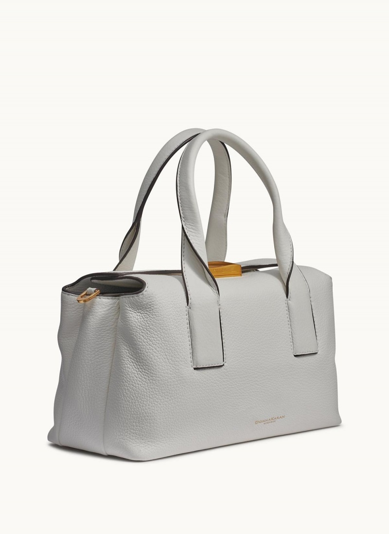 White Donna Karan Amagansett Satchel | SG_DK13710