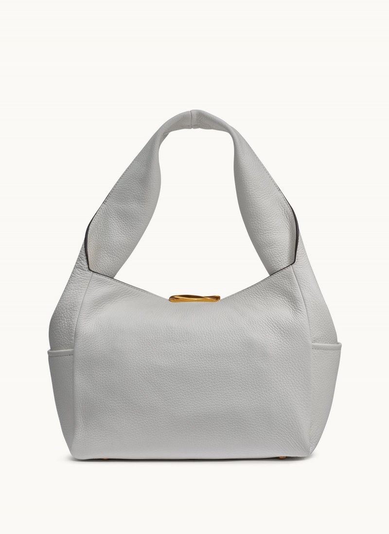 White Donna Karan Amagansett Shoulder Bag | SG_DK60572