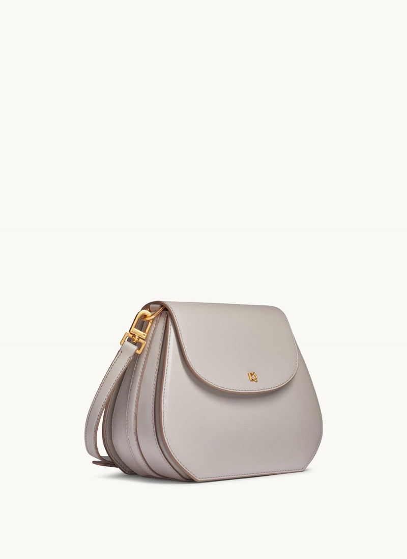 White Donna Karan Bellerose Crossbody Bag | SG_DK57601