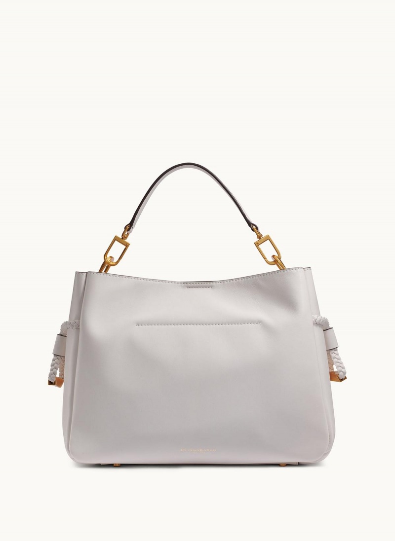 White Donna Karan Bellerose Satchel | SG_DK47221