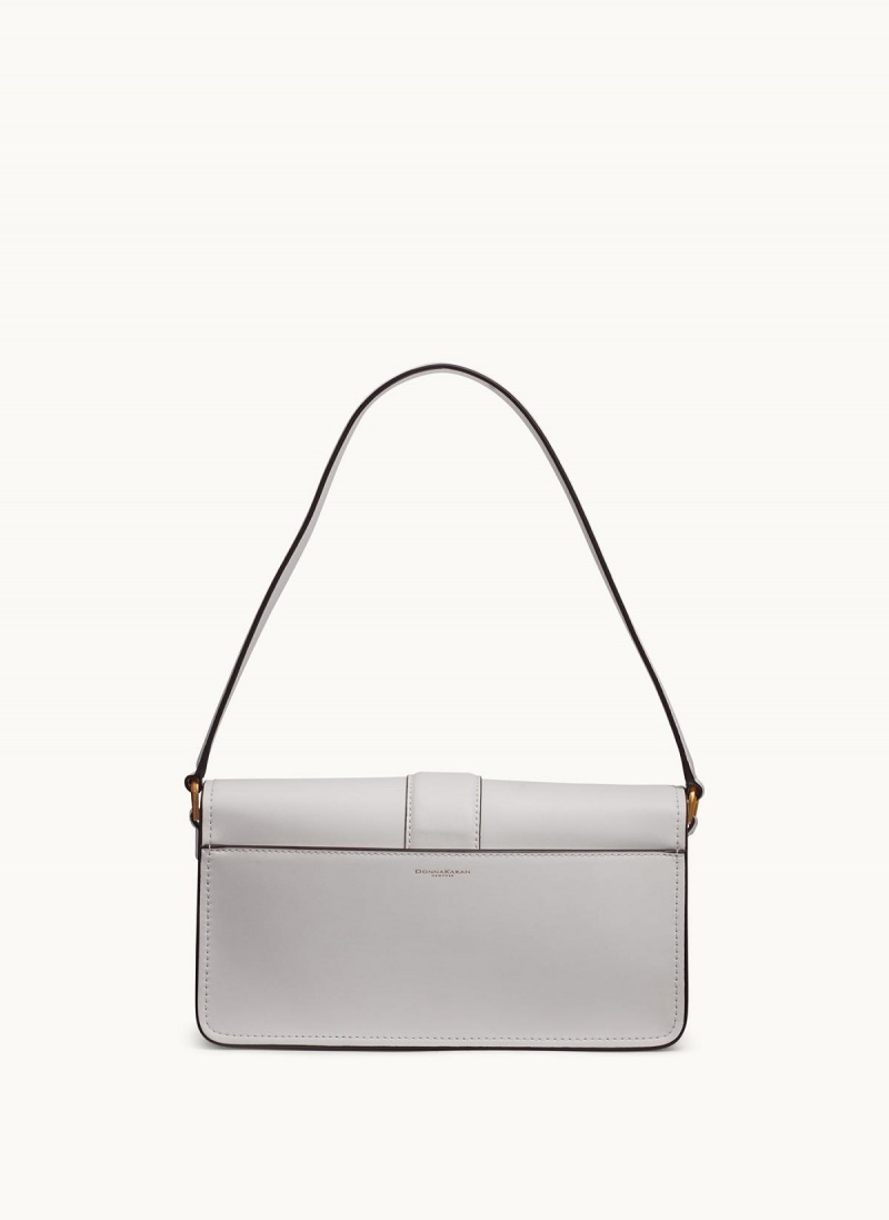 White Donna Karan Valley Stream Shoulder Bag | SG_DK51301