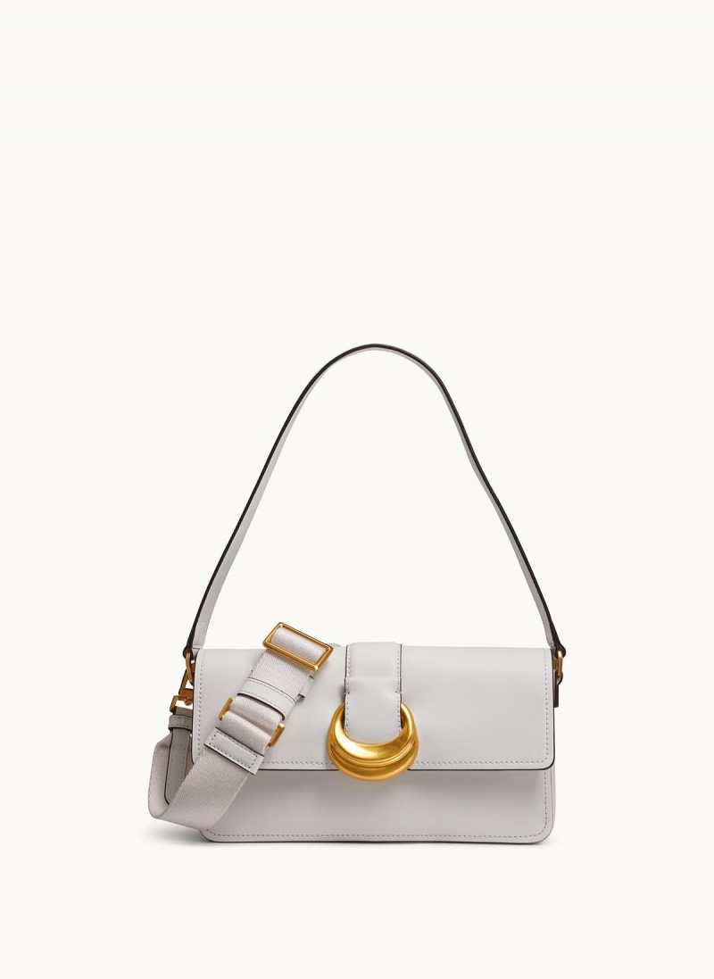 White Donna Karan Valley Stream Shoulder Bag | SG_DK51301