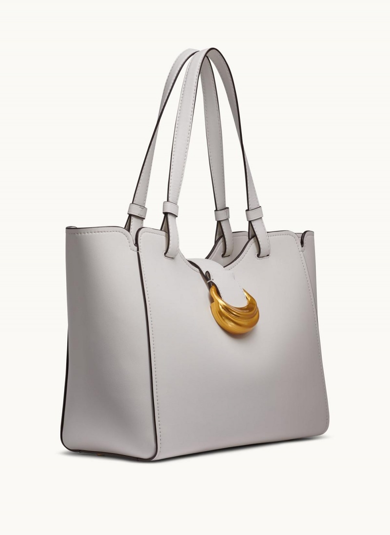 White Donna Karan Valley Stream Tote Bag | SG_DK62058