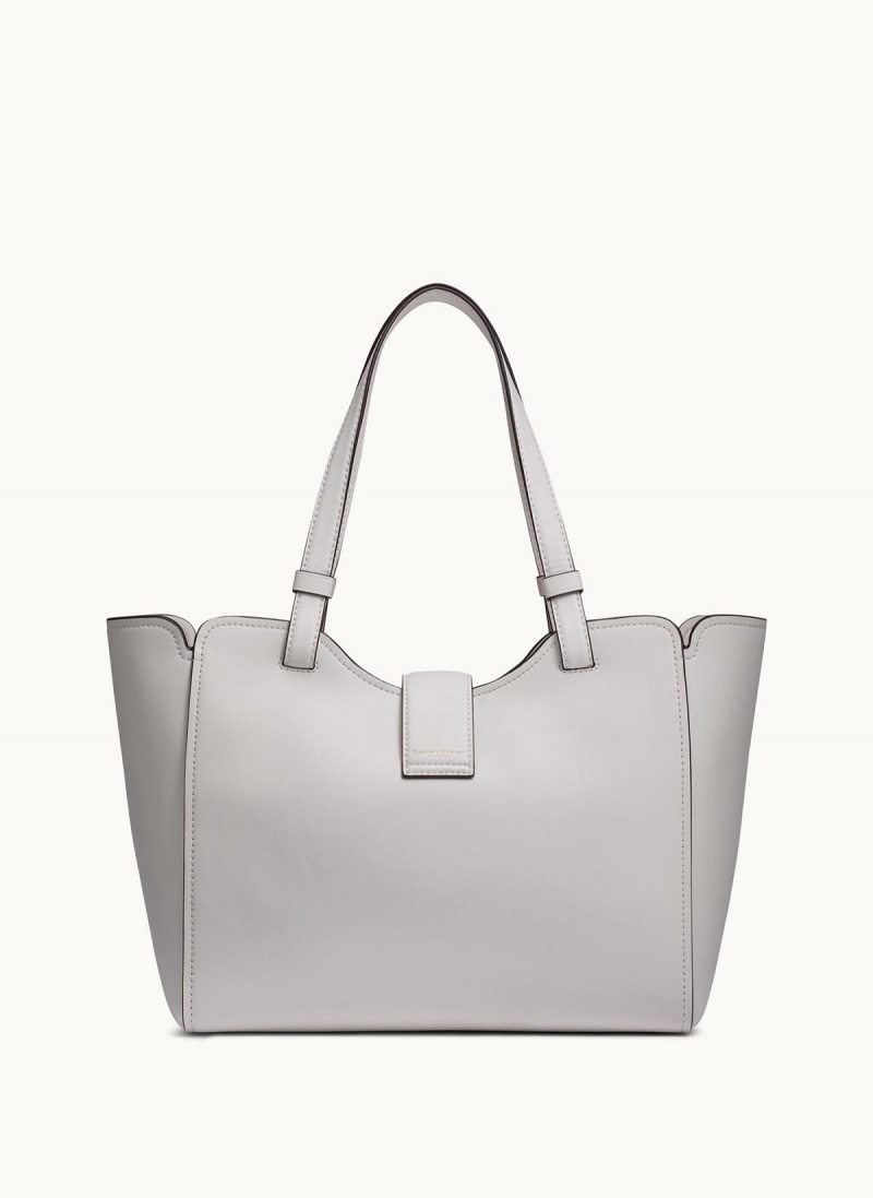 White Donna Karan Valley Stream Tote Bag | SG_DK62058