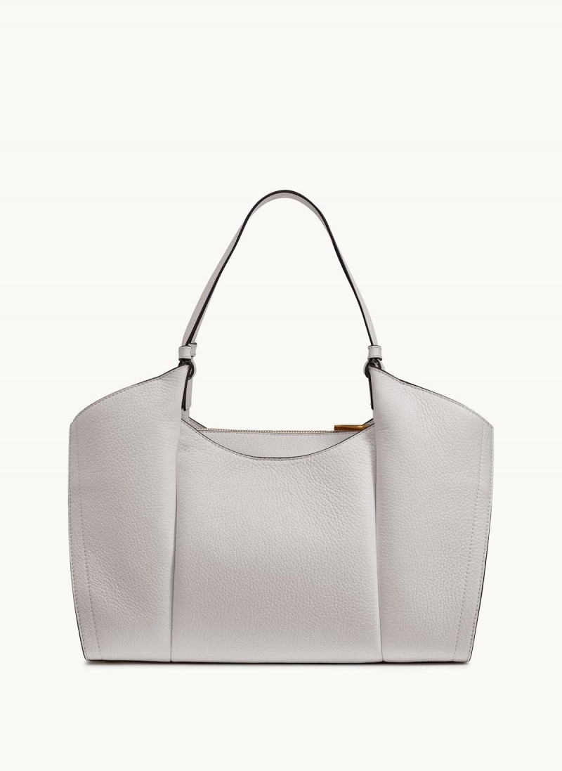 White Donna Karan Wainscott Tote Bag | SG_DK86556