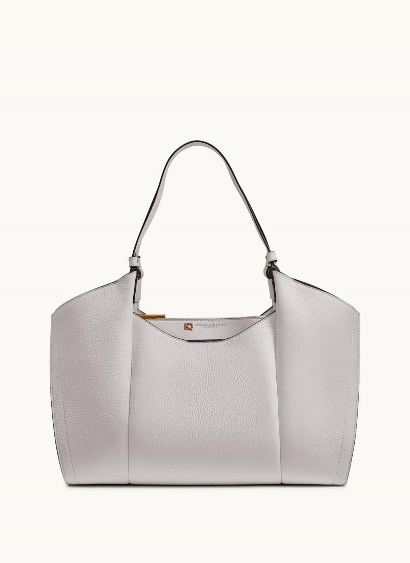 White Donna Karan Wainscott Tote Bag | SG_DK86556